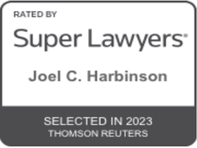 Rated By Super Lawyers | Joel C. Harbison | Selected In 2023 | Thomson Reuters